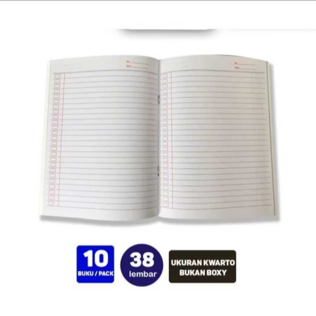 

HARGA PROMO"" BUKU TULIS 38 LEMBAR GARIS SKOLA BY SIDU NOTSINAR DUNIA [10PCS] RB9