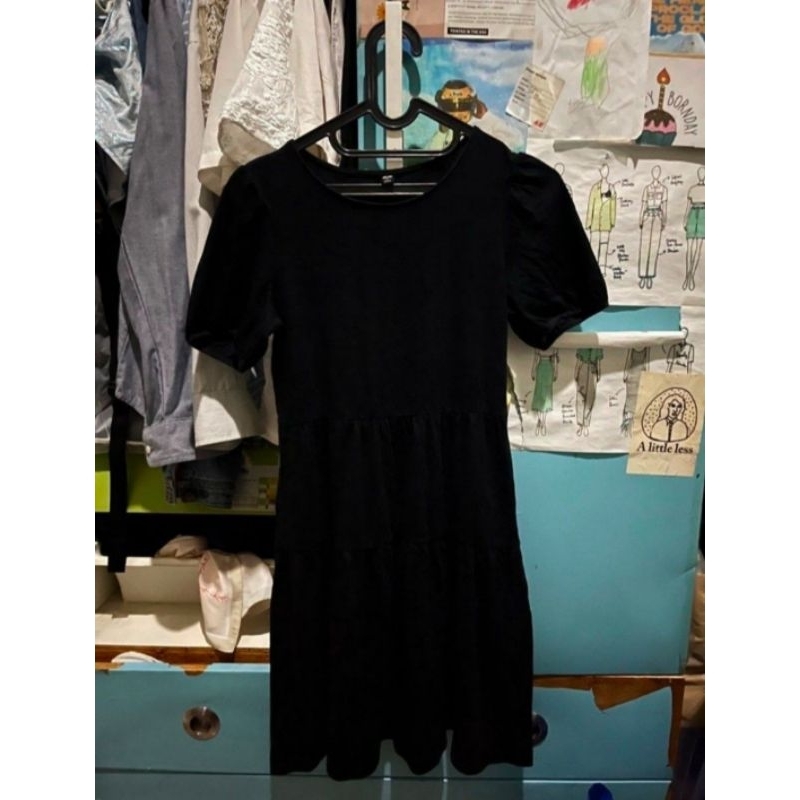 Dress Hitam Uniqlo size S