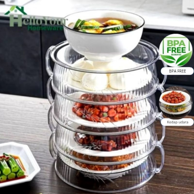 Tutup Saji Makanan Multifungsi wadah Penyimpanan Buah Lauk Pauk Minimalis Tutup Maknan Tingkat