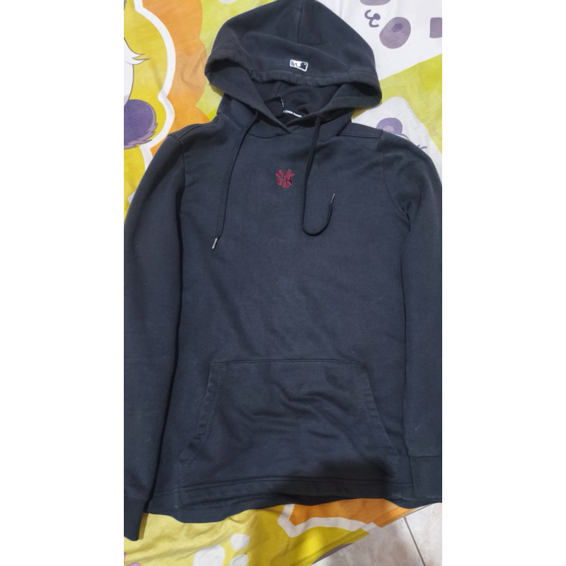 HOODIE MLB HITAM LIKE NEW