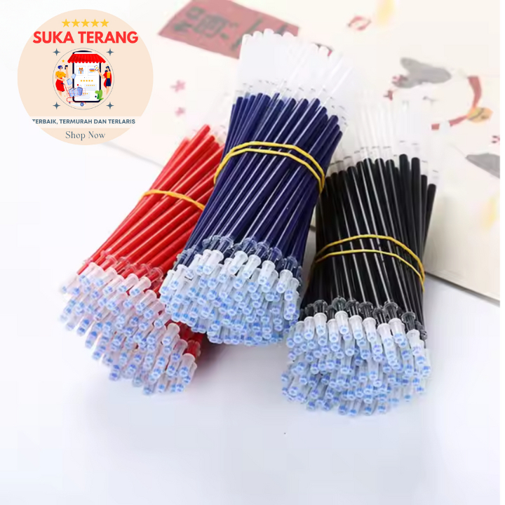 

ST- REFILL Tinta Pulpen Pena Gel Refill 0.5MM / Alat Tulis Refill Tinta Gel Isi Ulang