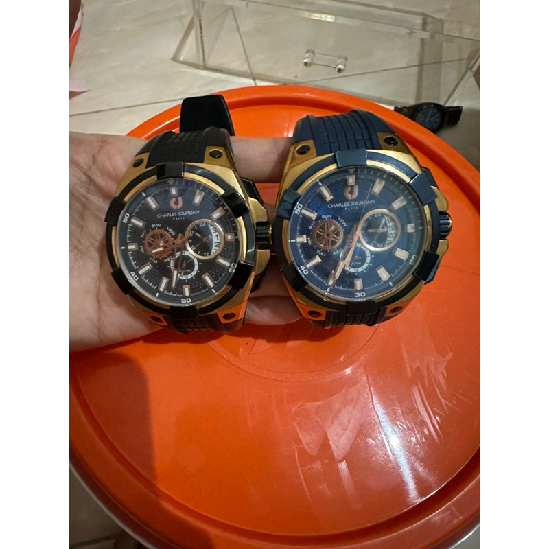 PRELOVED JAM TANGAN PRIA ORIGINAL CHARLES JOURDAN
