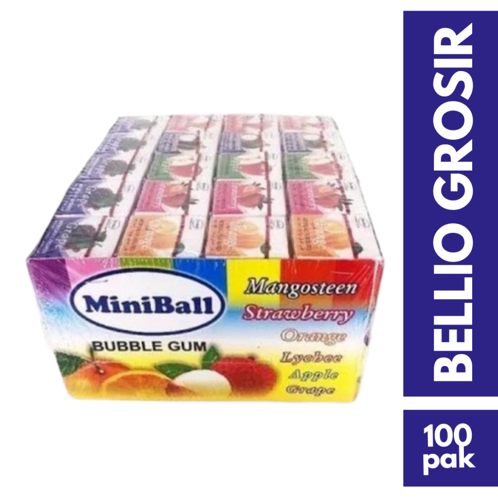 

BUBBLE GUM MINIBALL ISI 100 X 3.6G