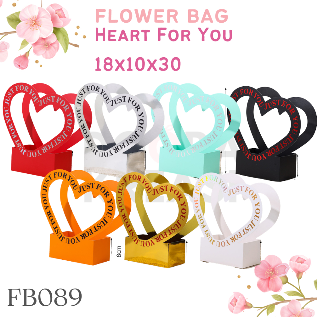 

Flower Bag Heart For You / Kotak Bunga / Tas Bunga Heart for You