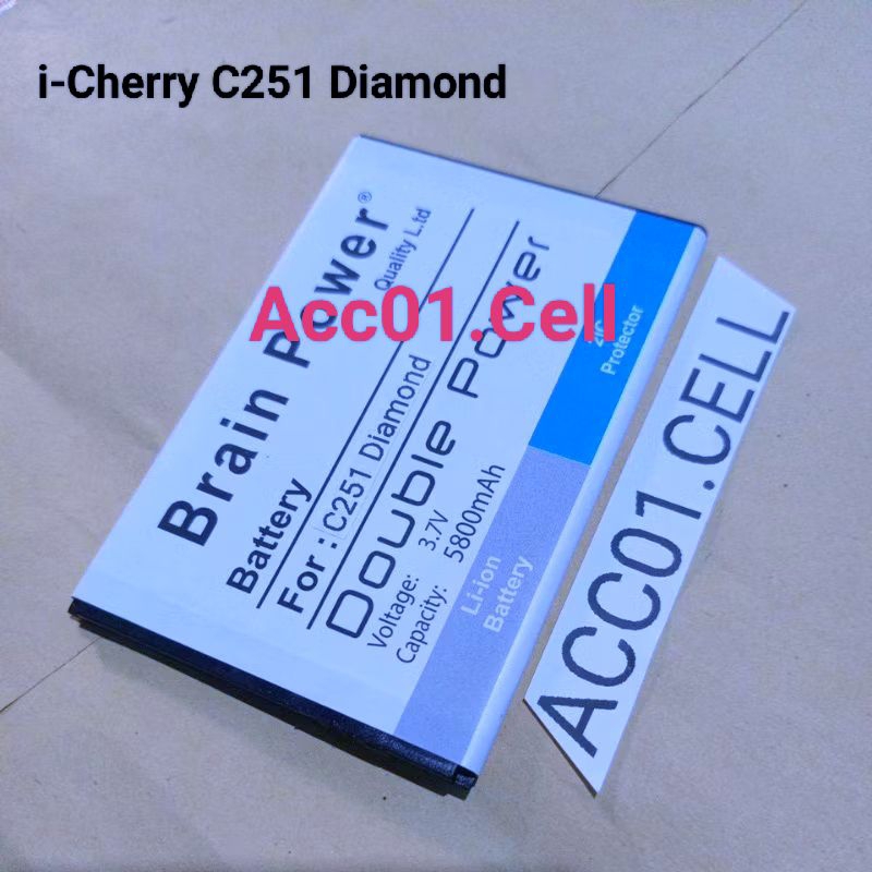 Baterai i-cherry C251 Diamond Icherry C251 Diamond Double Power
