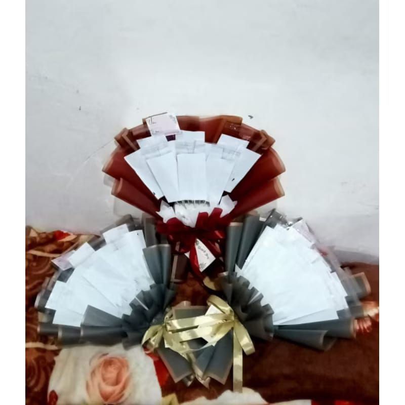 buket uang kosong/kerangka uang 15 lembar/buket kerangka uang kosong termurah