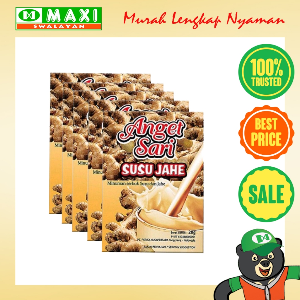 

Anget Sari Susu Jahe 5X28 Gr