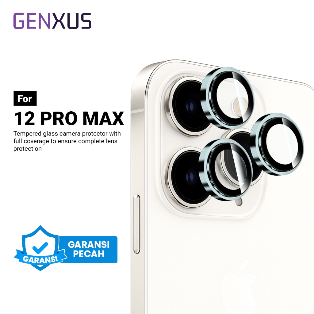 Genxus Lens Camera Protector Ring for Iphone 13 12 11 Pro Max 13 12 11 Mini Full Covarage Anti Strac