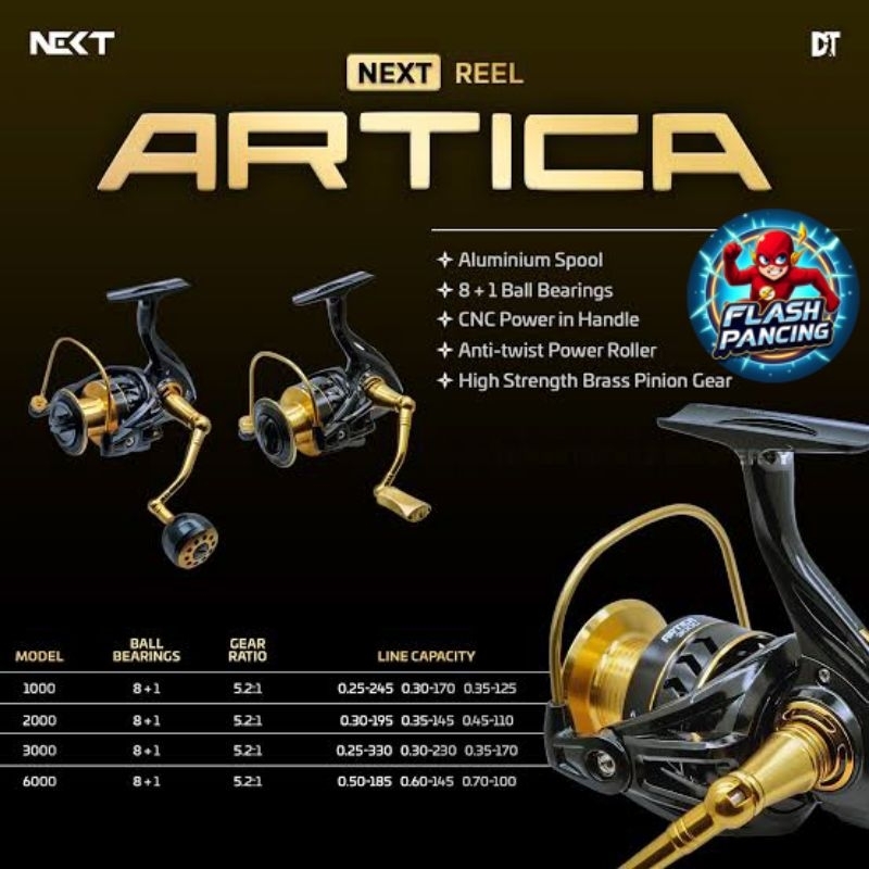REEL NEXT ARTICA 1000/2000/3000/4000/6000 POWER HANDLE