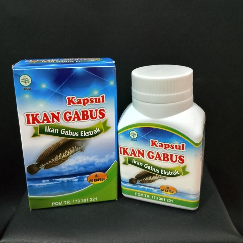 Kapsul Ikan Gabus-Ikan Gabus Ekstrak-60kapsul
