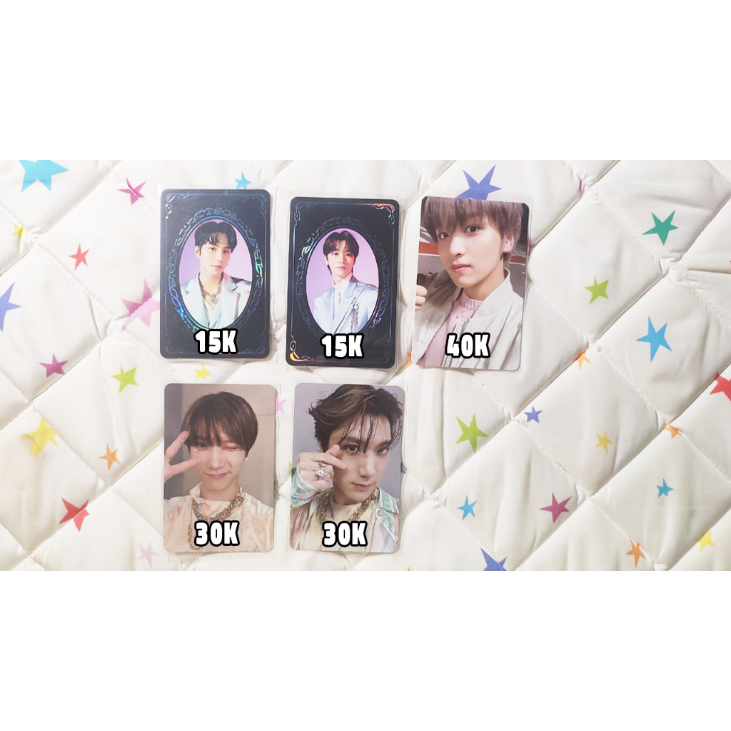 Photocard NCT U & WayV Jungwoo, Sungchan, Haechan, Ten OFFICIAL Album MD PC [Resonance, Universe, Ki