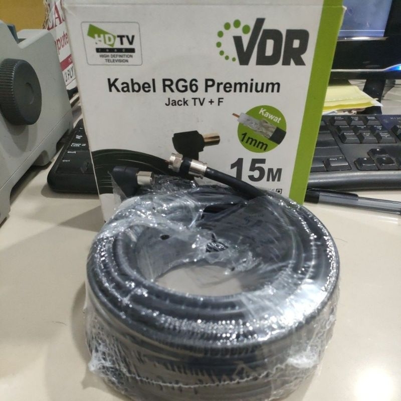 KABEL ANTENA JACK TV DAN PARABOLA 15Y 20Y 30Y