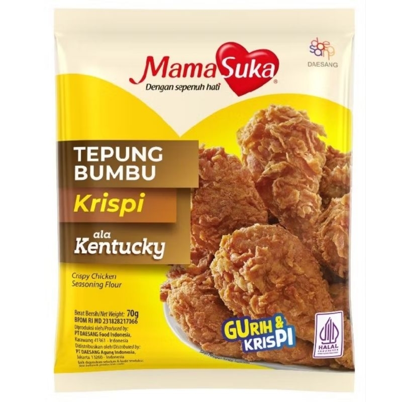 

MAMA SUKA TEPUNG KRISPI KENTAKY 210GR