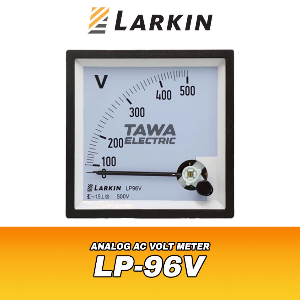Larkin LP-96V LP96V Analog AC Voltmeter Volt Meter LARKIN 0-500VAC