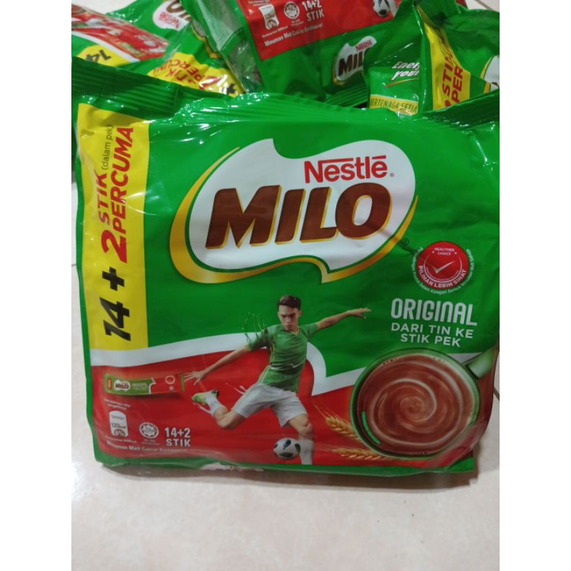 

NESTLE MILO Original Stikpek Activ-Go Malaysia (30g x 16 sachet)