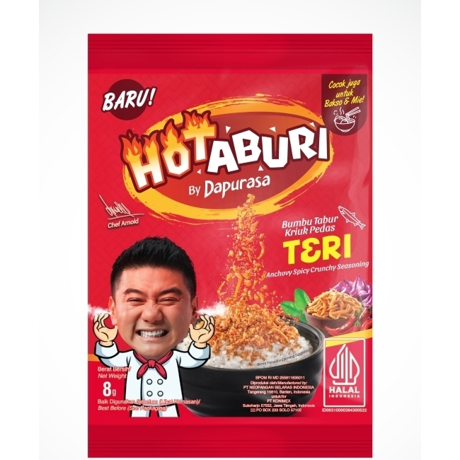 

HOTABURI by DAPURASA Teri Bumbu Tabur Kriuk Pedas sachet