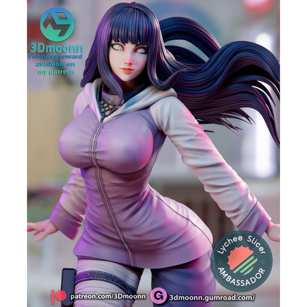 Hinata Hyuga Naruto Shippuden Figure / Statue Full Resin
