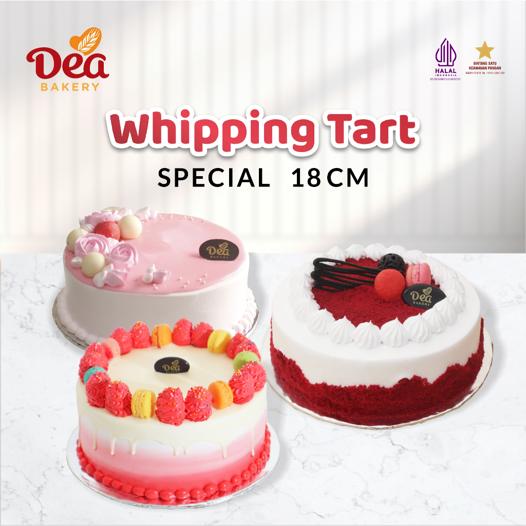 Whipping Tart Dea Bakery diameter 18 cm
