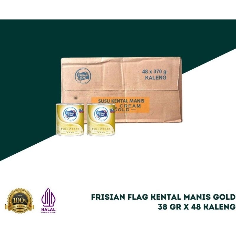 

frisian flag full cream gold 370 gr 1 dus isi 48 pcs