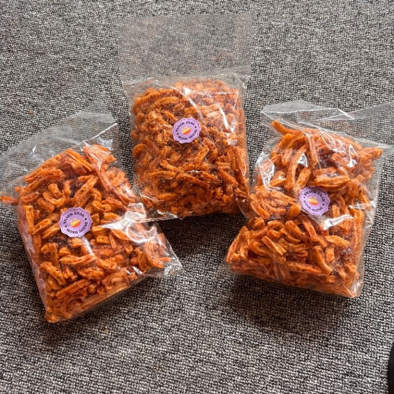 

Kerupuk seblak ceker pedas gurih chili oil kemasan 250gr