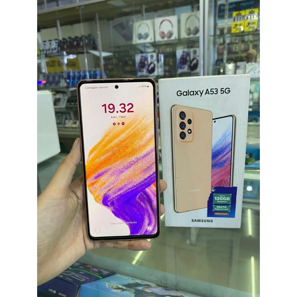 SAMSUNG GALAXY A53 5G 8/128GB SECOND SEKEN BEKAS RAM 8 INTERNAL 128