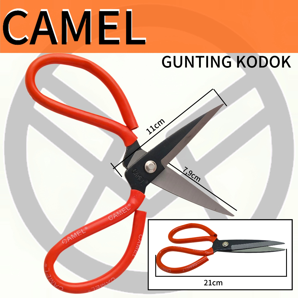 

CAMEL gunting kodok / Gunting Kulit Kain Seng *KODOK CAMEL