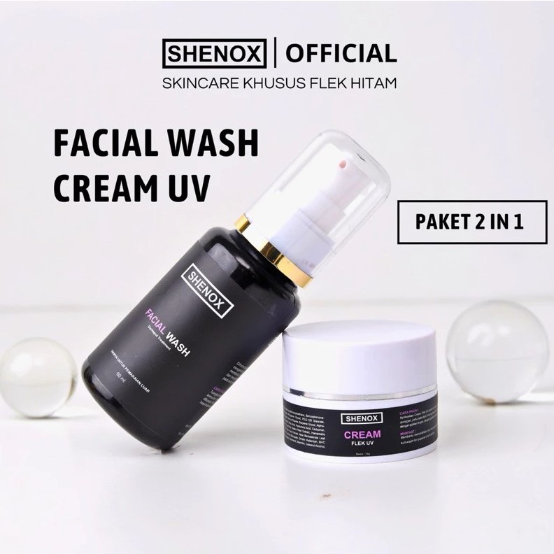 Shenox Skincare Flek Hitam Cream Flek Hitam dan Sabun Flek Hitam Membandel Resmi BPOM