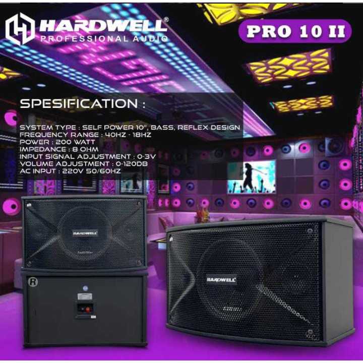 Speaker Pasif HARDWELL PRO 10II 10 inch Original