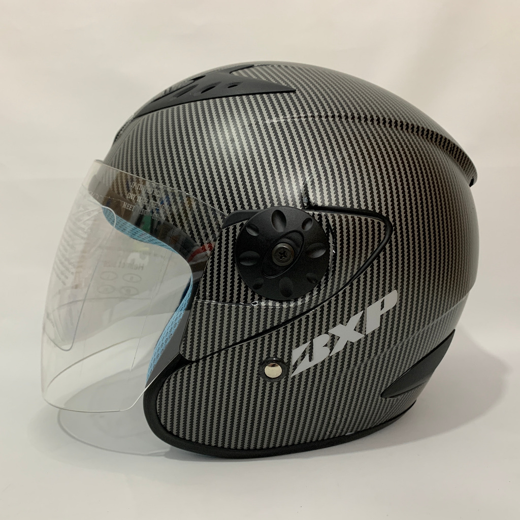 Helm BXP Vixion Carbon Doff - Helmet SNI Dewasa