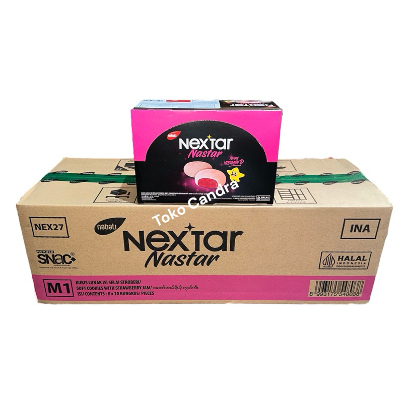 

1 DUS NABATI NEXSTAR STRAWBERRY / 112gr / 8 Pack / 80 Pcs