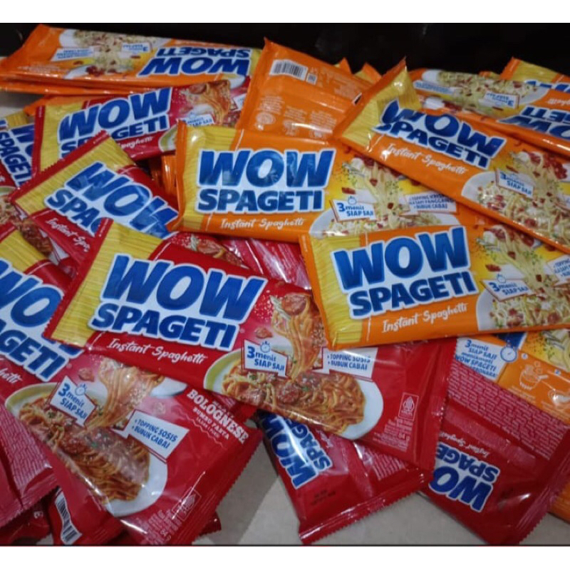 

WOW SPAGETI(siap saji untuk pilihan rasa tulis dikolom catatan)