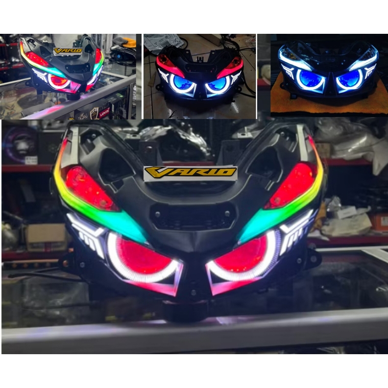 Lampu Depan Biled Vario 125 150 Led Old Lazy Rjb Android Pnp Saklar Fulset