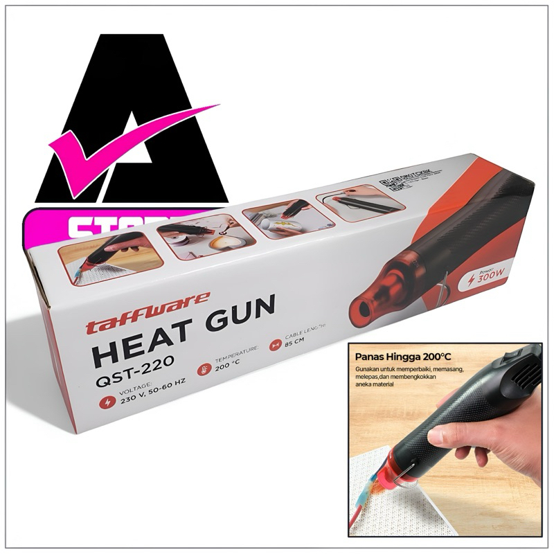 TAFFWARE HEAT GUN / PEMANAS MULTIFUNGSI