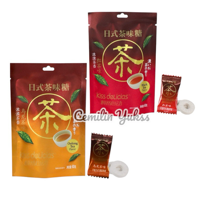 

Kiss Delicias Tea Mint Candy 60g Permen Sugar Free Rasa Mint Teh Permen Rasa Oolong Tea Black Tea