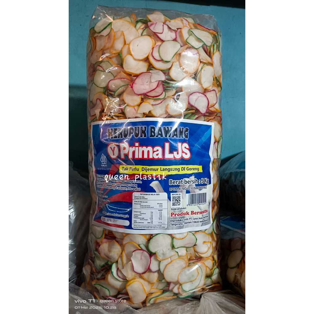 

Kerupuk Bawang Prima LJS 5kg