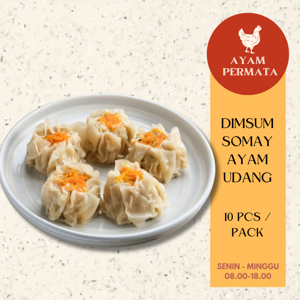

Dimsum Somay Ayam Udang - 10 pcs / pack - Dimsam Siomay - Ayam Permata