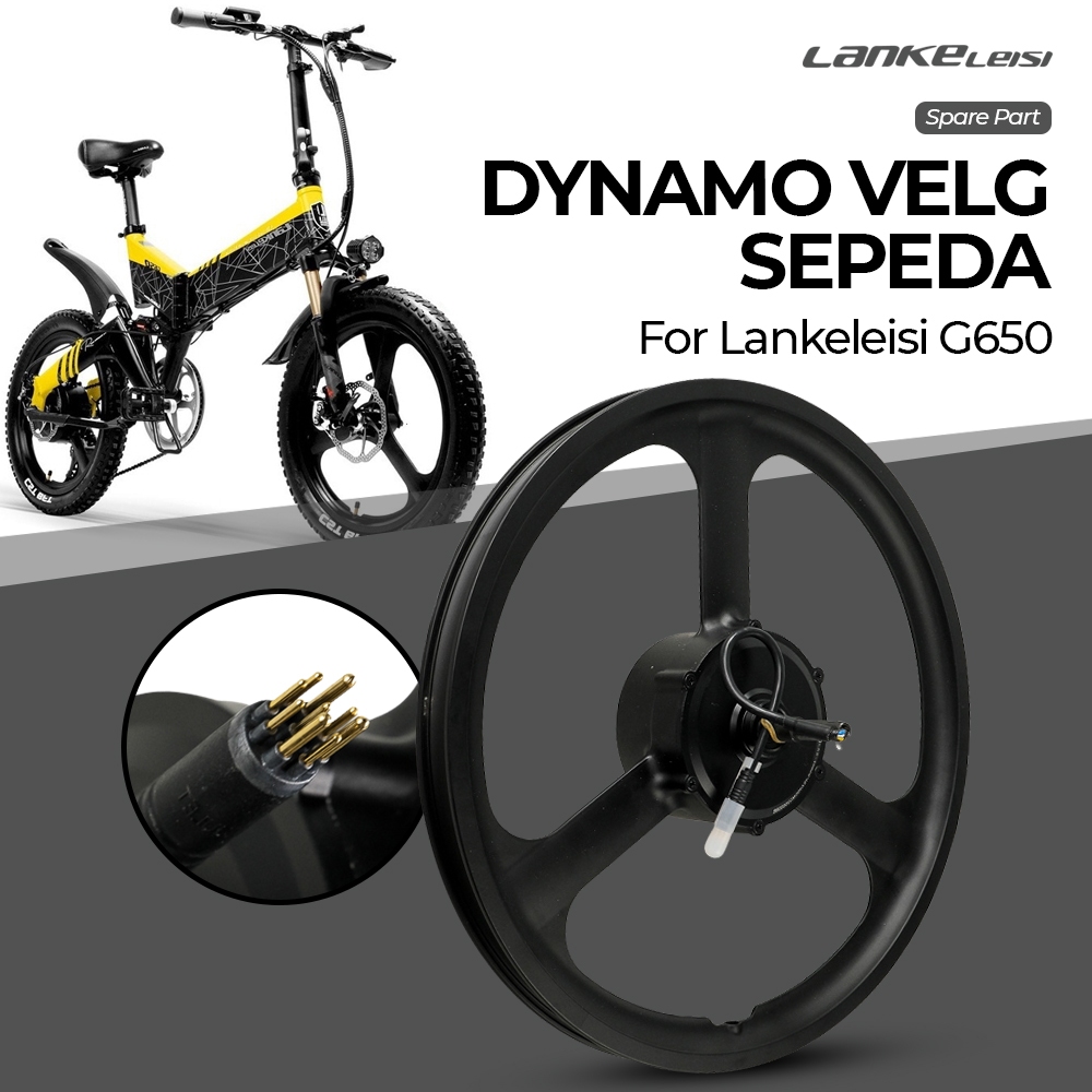 Lankeleisi Spare Part Dynamo Velg Sepeda for Lankeleisi G650 - LAX-40020 - Black