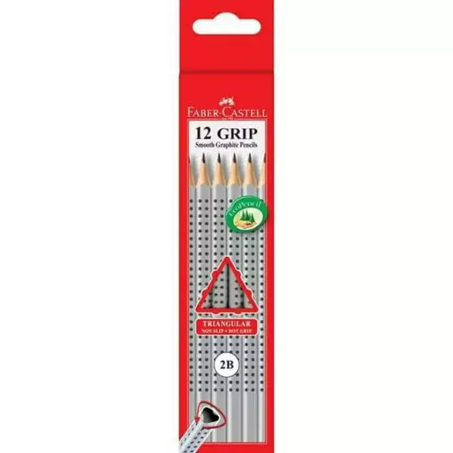 

Faber Castell Pensil 2B Grip 2001 (HARGA 1 PCS)