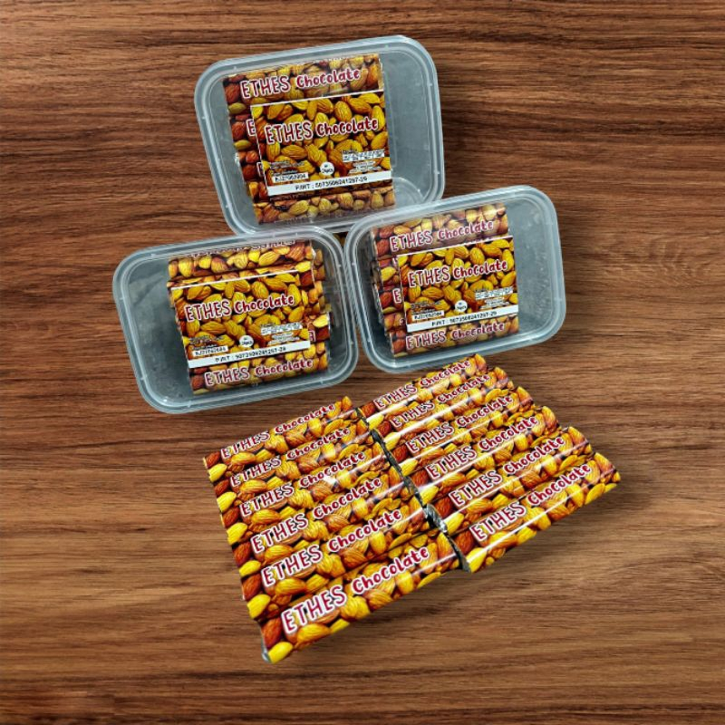 

24 pcs ETHES Chocolate - Coklat Batangan Homemade dari Biji Kakao Pilihan | Coklat Lokal Premium