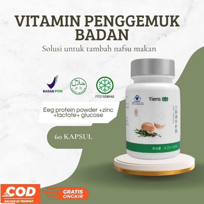 obat tambah nafsu makan, vitamin penggemuk, zinc nutrisi, tambah nafsu makan, suplemen penambah nafs