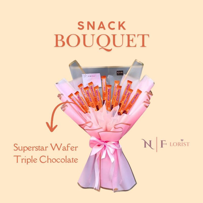 

Buket Snack (Ukuran XL) Buket Jajan Buket Wisuda Buket Hari Guru Buket Jumbo