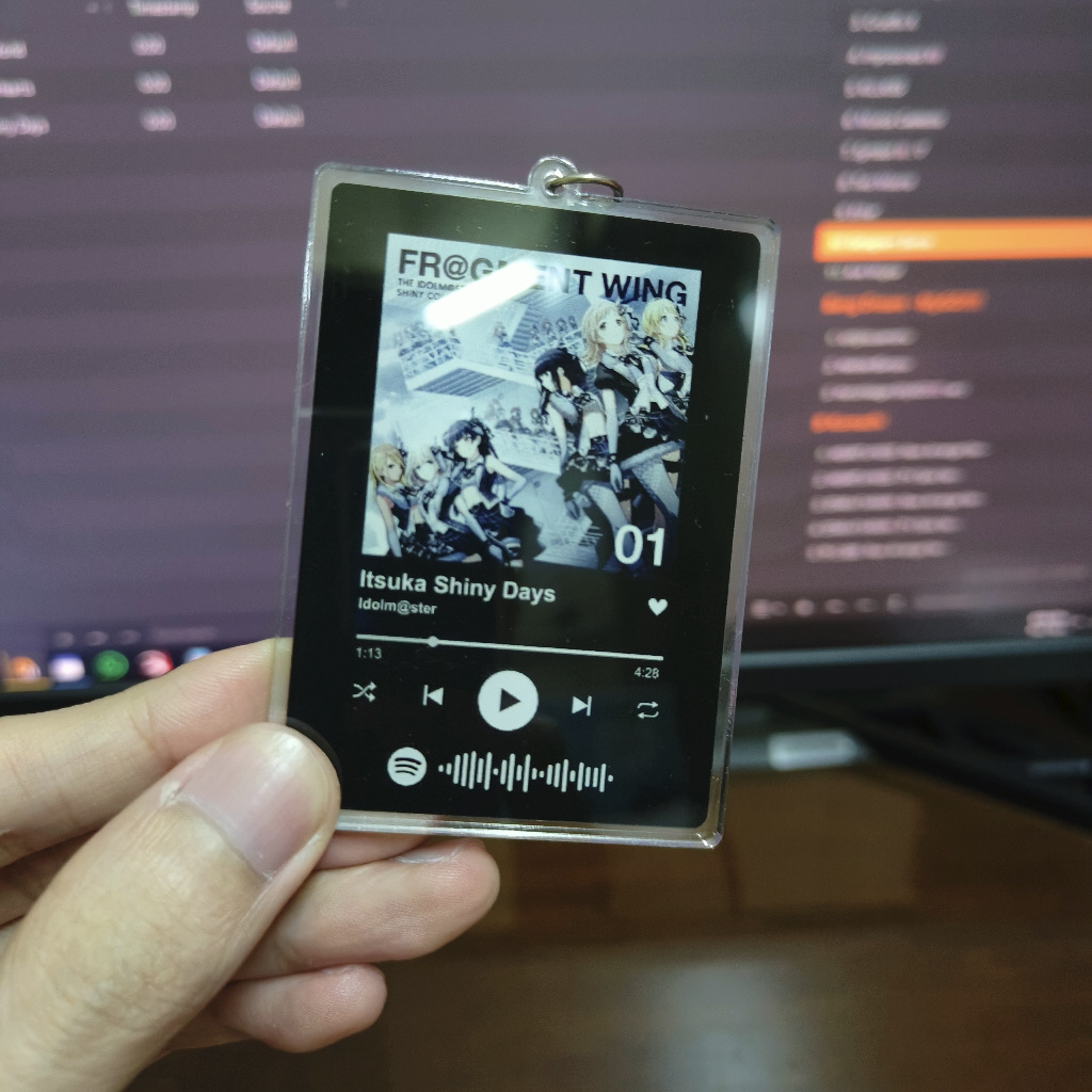 Spotify Akrilik Scan [Baca Deskripsi]