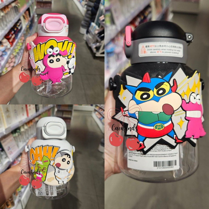 OHSOME x Shinchan‼️Botol Minum / Tumbler Plastik Tristan Crayon Shinchan Collection (700ml)