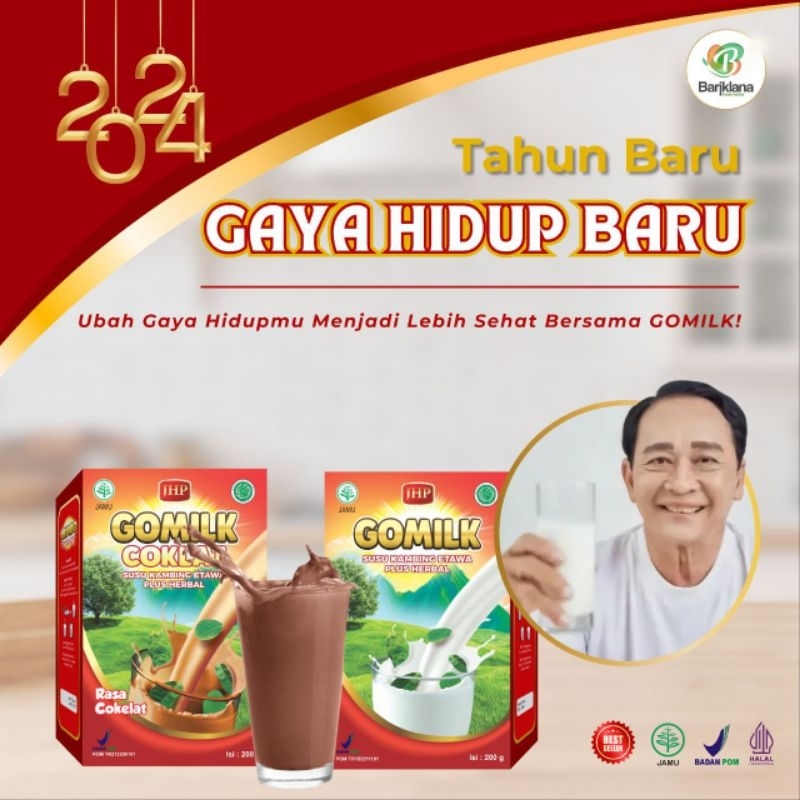 

Susu kambing Etawa Gomilk 200gr