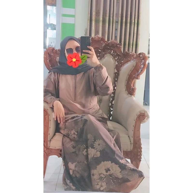 gamis silk armani