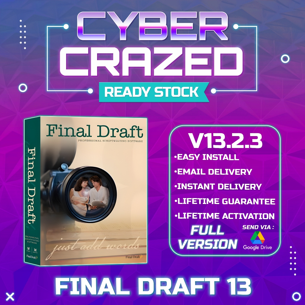 (Win/Mac) Final Draft 13.2.3 Build 88 Full Version (Versi Terbaru)