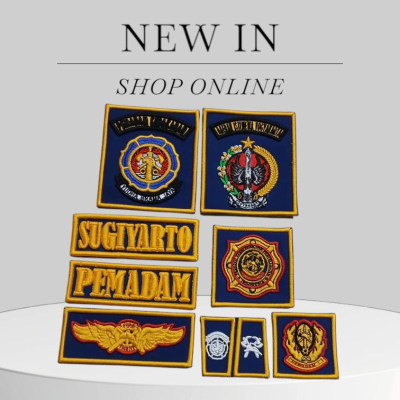 LOGO BORDIR TIMBUL PEMADAM KEBAKARAN TERLARIS