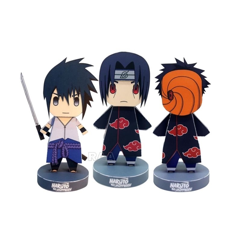 

DIY papercraf karakter naruto glossy