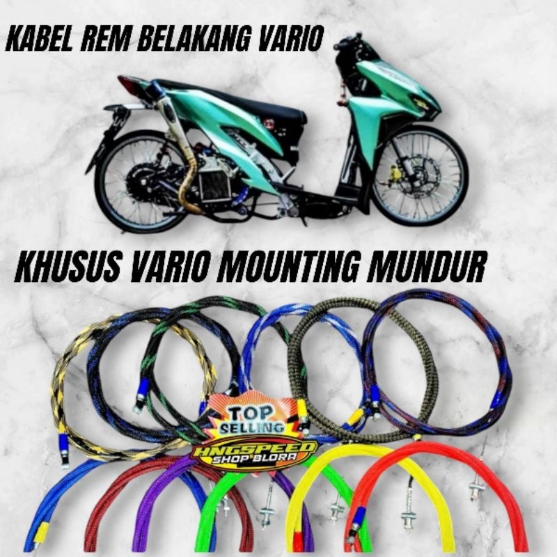 Kabel Rem Belakang Vario Mounting Mundur Kabel Rem Belakang Panjang Kabel Rem Vario Panjang