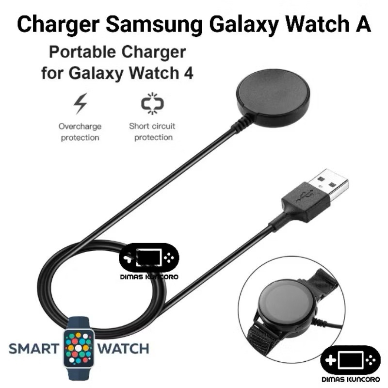 WATCH JAM CHARGER GALAXY ORIGINAL SAMSUNG WATCH 4 5 6 7 CLASIC FE ORIGINAL 100%